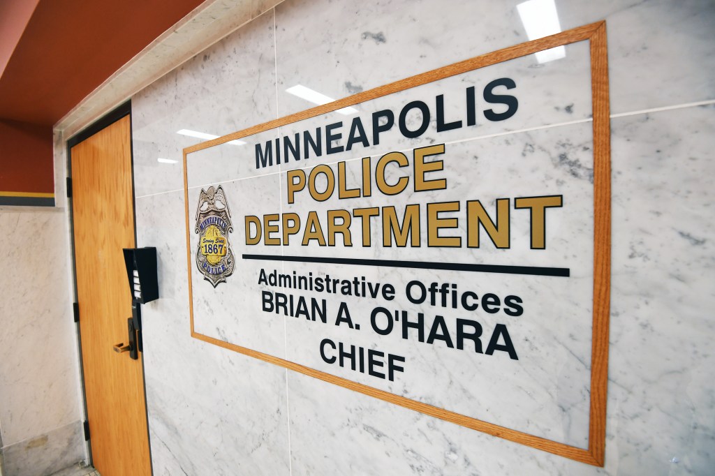 Minneapolis Police Chief Brian O'Hara in his office at the City's Town Hall