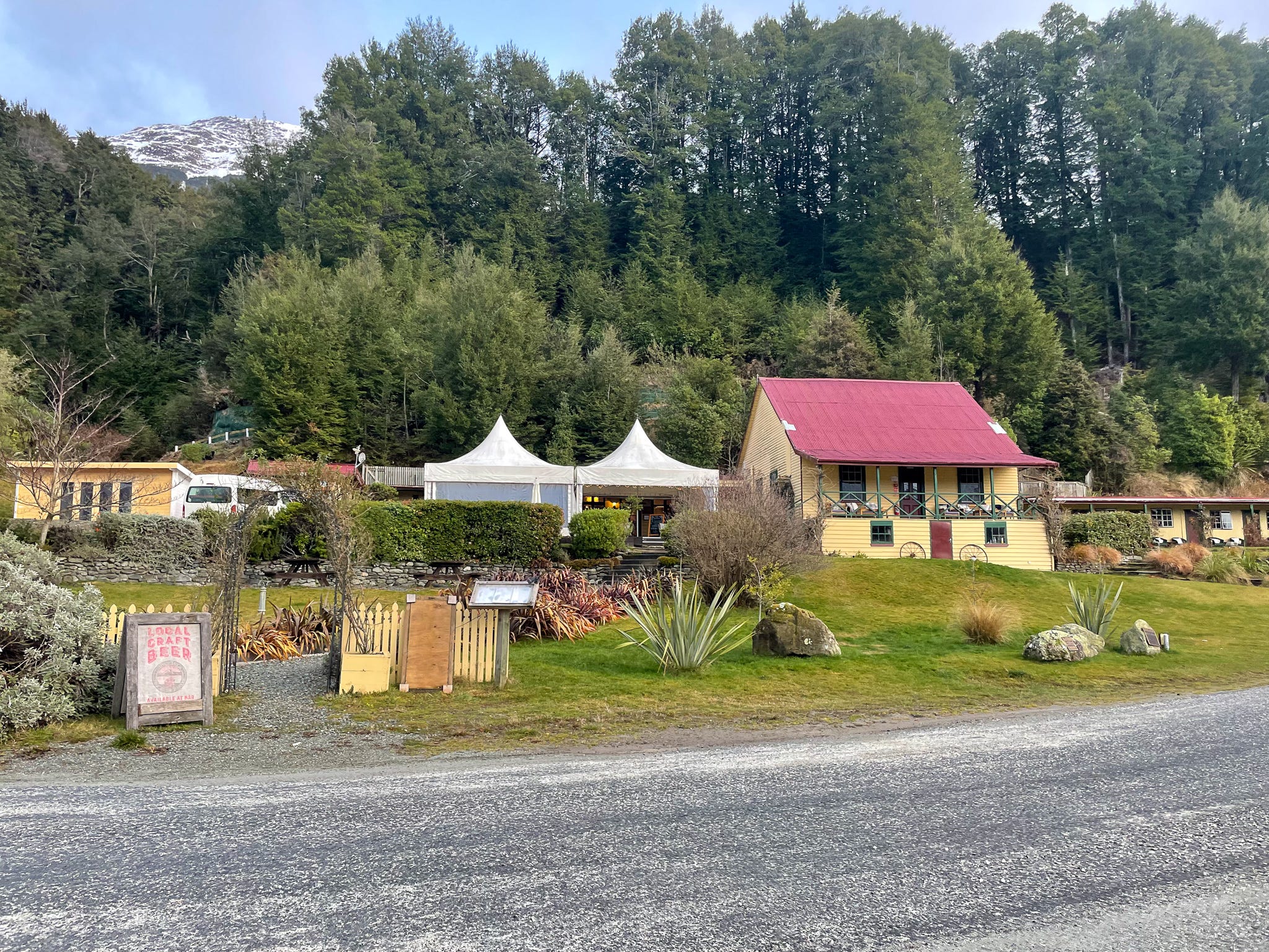 The property's original building.