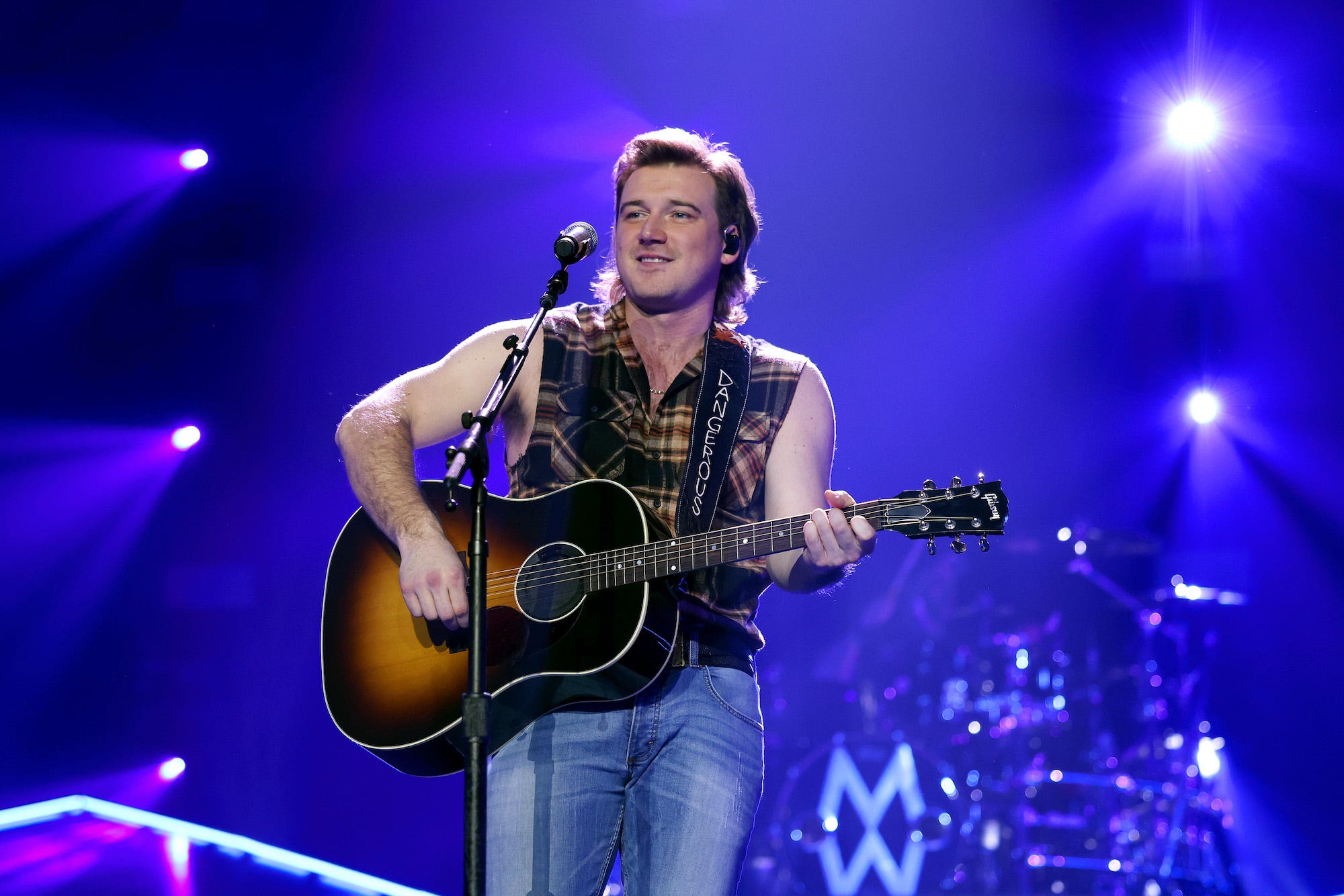 Morgan Wallen performs onstage during Morgan Wallen: The Dangerous Tour, Night 1 at Madison Square Garden on February 09, 2022 in New York City.