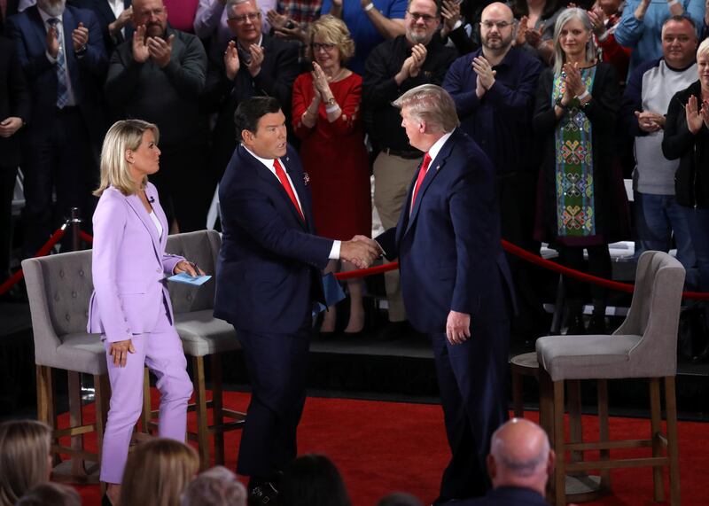 Trump with Baier and Fox anchor Martha MacCallum