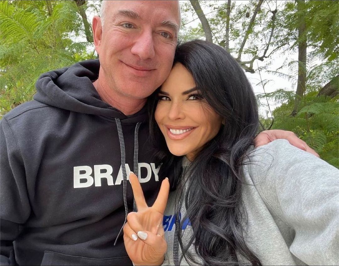Jeff Bezos and Lauren Sanchez. 