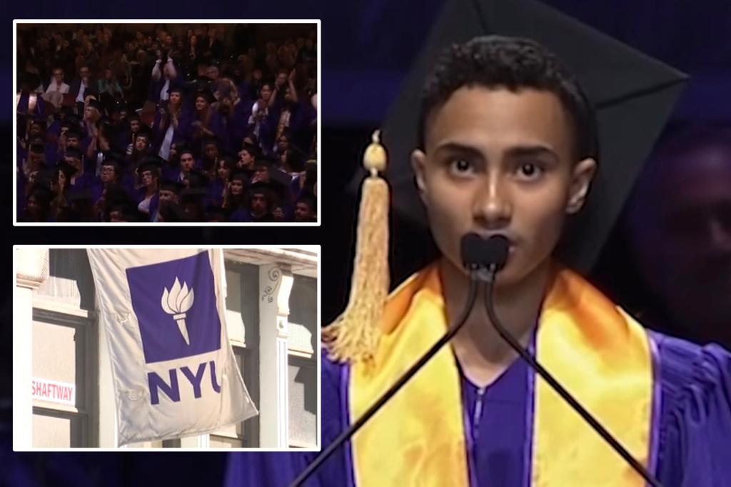 NYU withholds diploma from student who decried ‘genocide’ in Gaza during commencement speech — as Dem says, ‘Good luck getting a job’