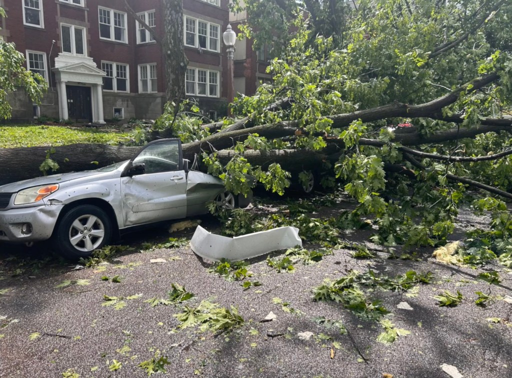 Significant storm damage in the St. Louis area has killed at least 4 people and wounded 10 others on Friday.