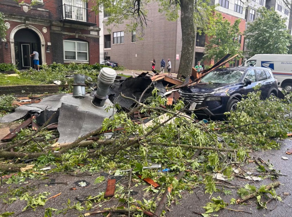 Significant storm damage in the St. Louis area has killed at least 4 people and wounded 10 others on Friday.