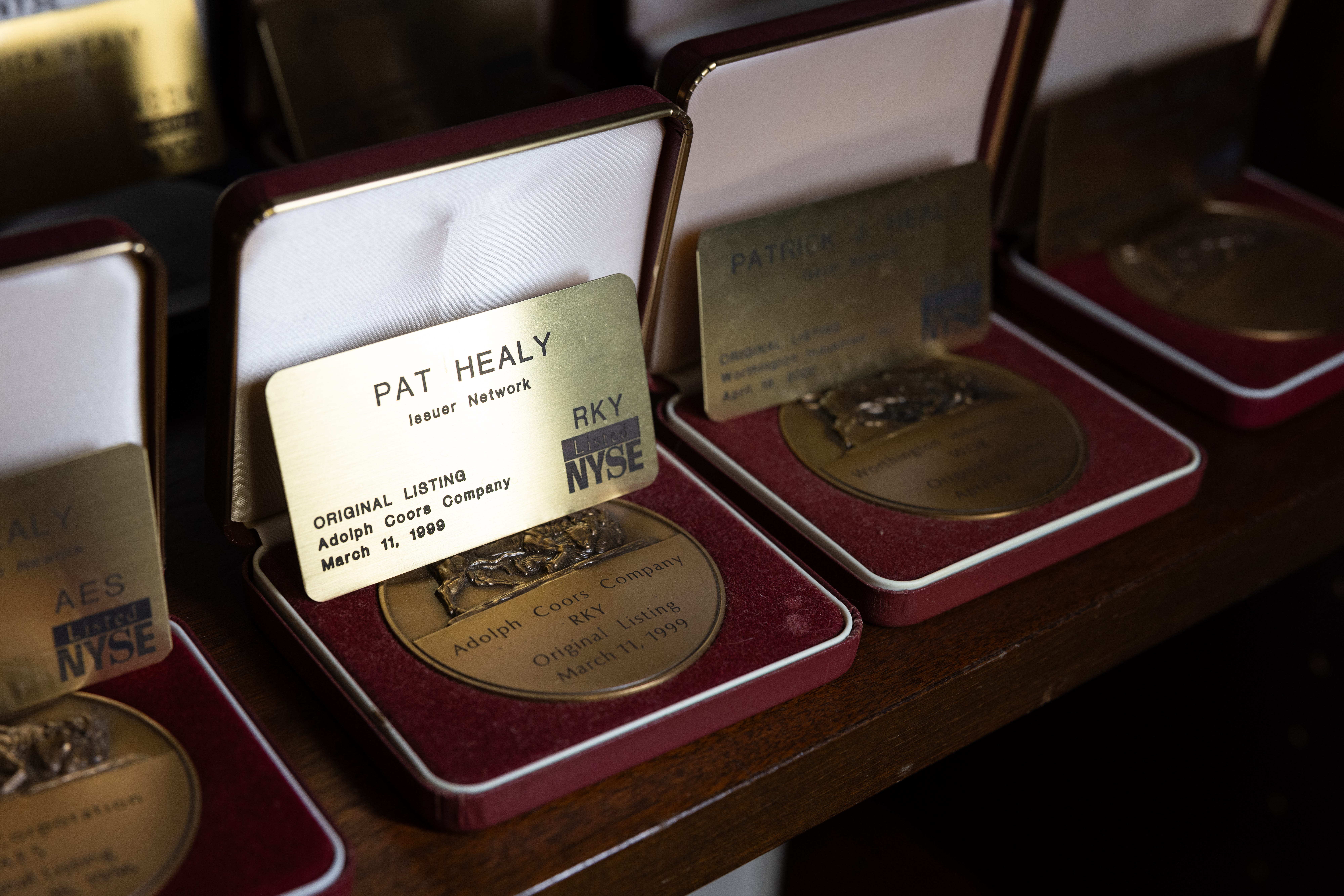 Medallions from corportae listings.