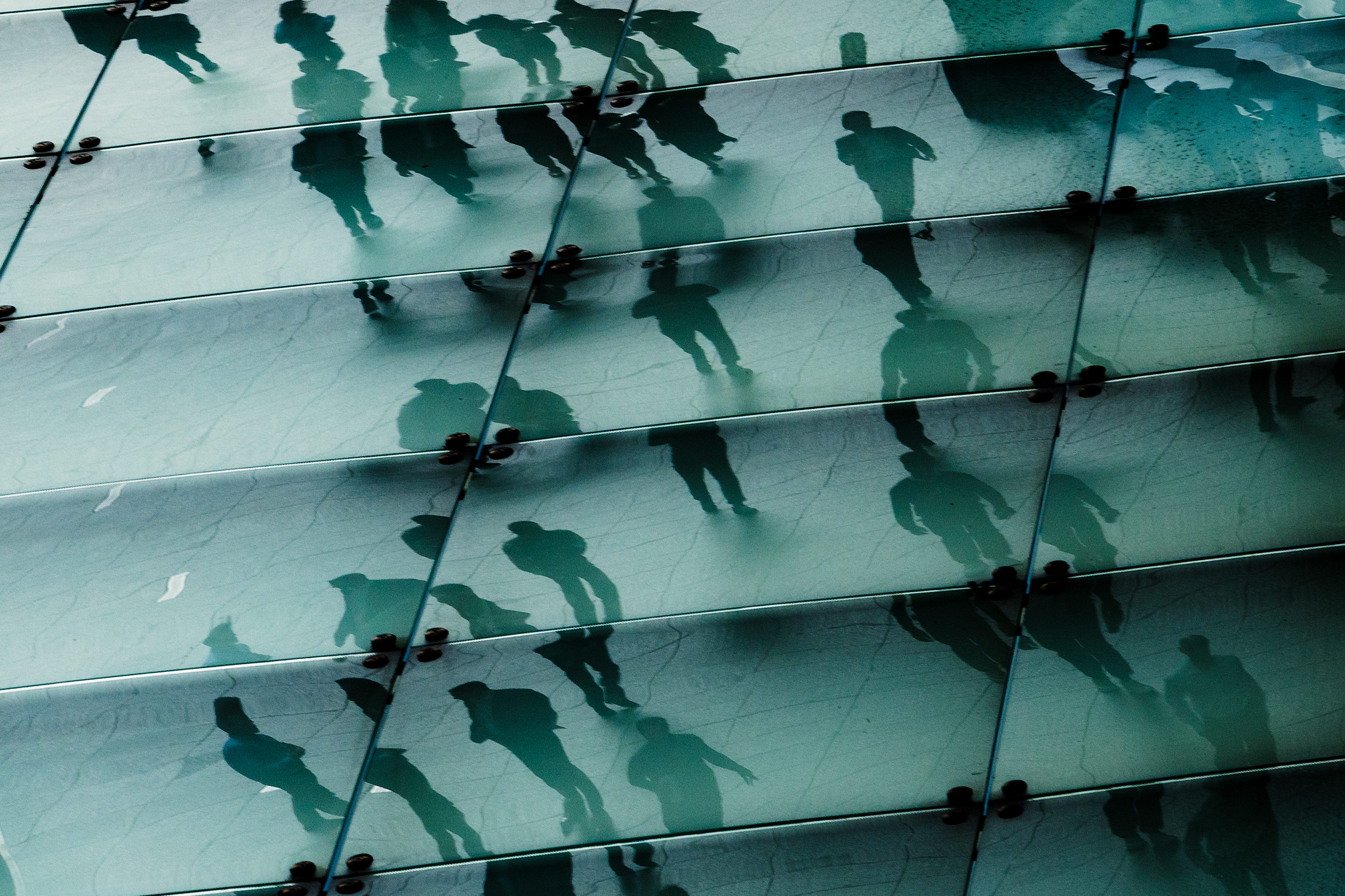 Image of people walking
