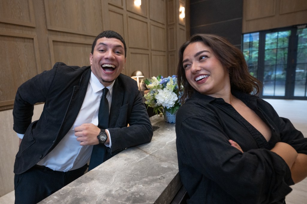 Abigail Olshavsky and Wilbey Martinez at 292 9th Street, Brooklyn, NY, photographed by J.C. Rice