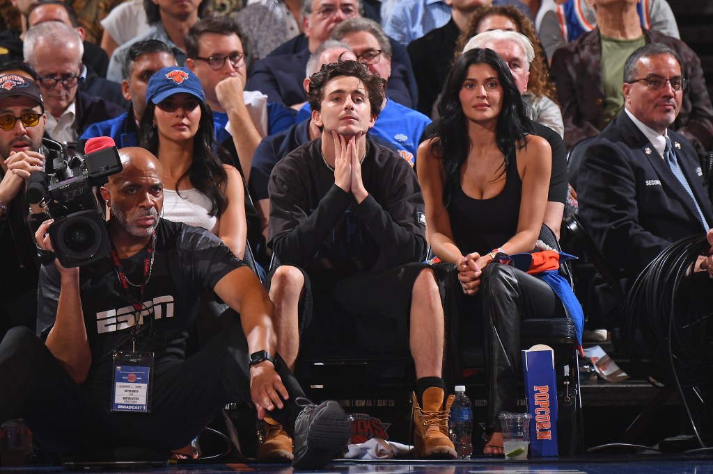 Kendall, Kylie Jenner and Timothée Chalamet