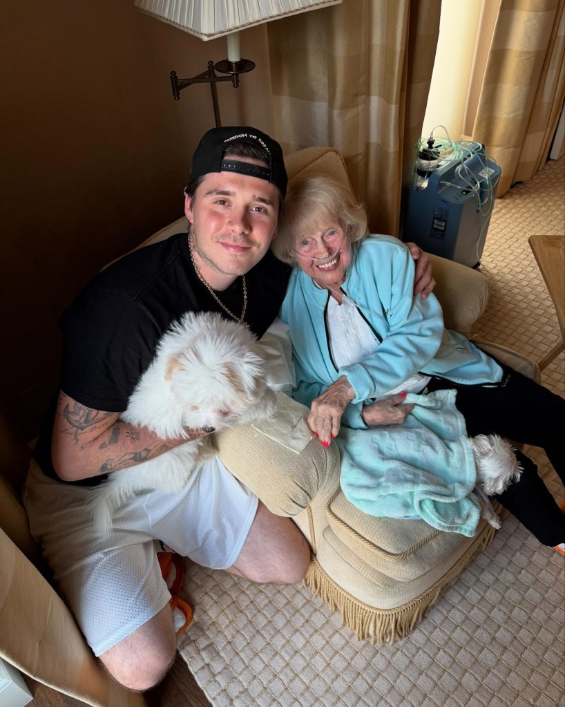 Brooklyn Beckham and Nicola peltz's grandmother 