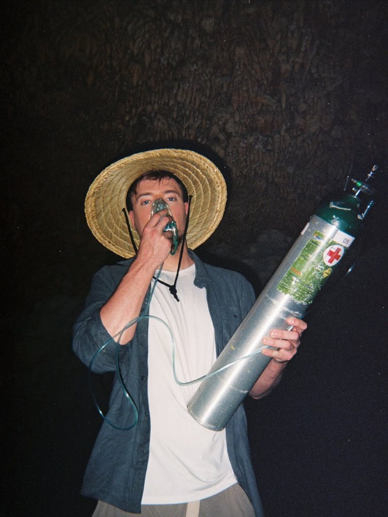 MrBeast standing in front of Mayan pyramids