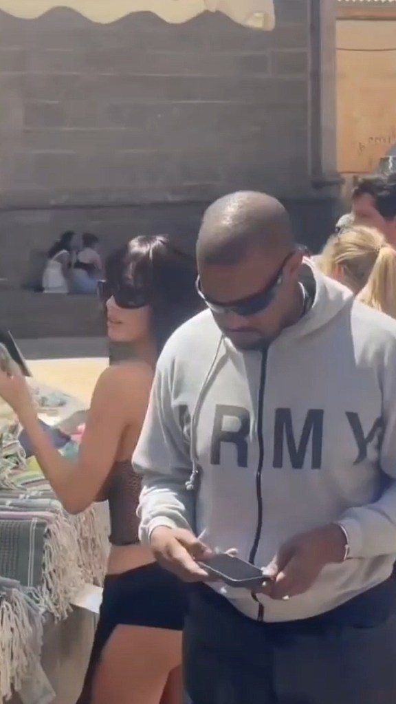 Bianca Censori and Kanye West 