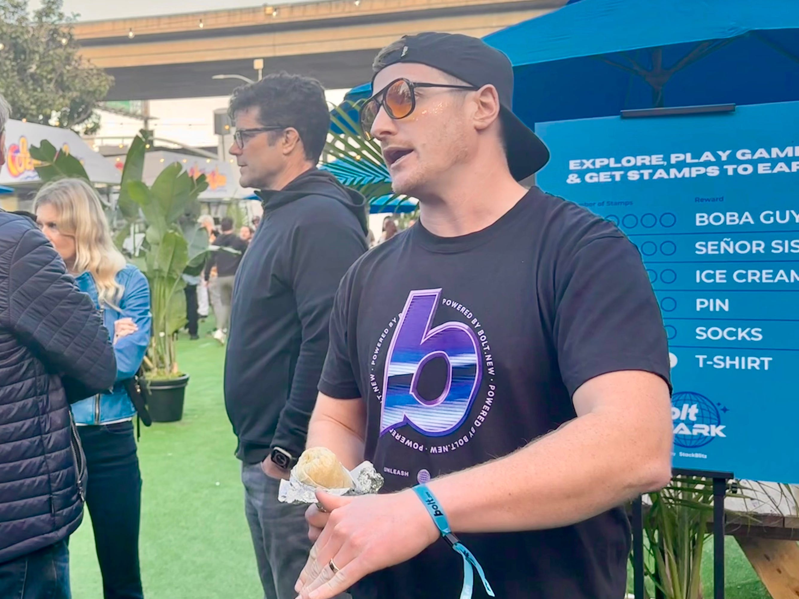 StackBlitz CEO Eric Simons talks during the startup's