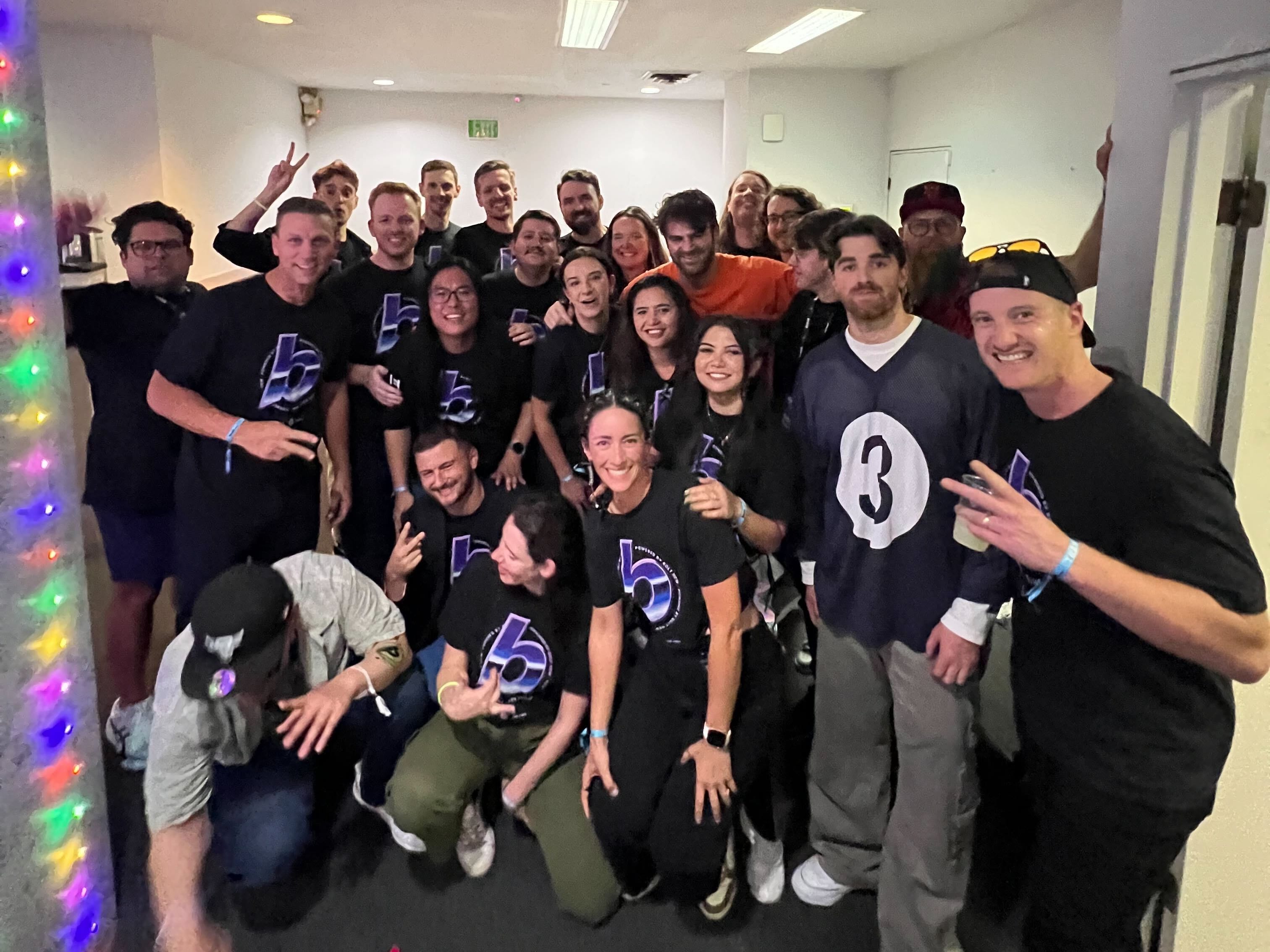StackBlitz founders and staff hanging with The Chainsmokers