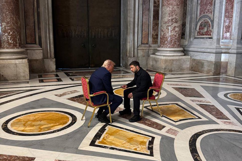 President Trump, Ukrainian President Volodymyr Zelensky