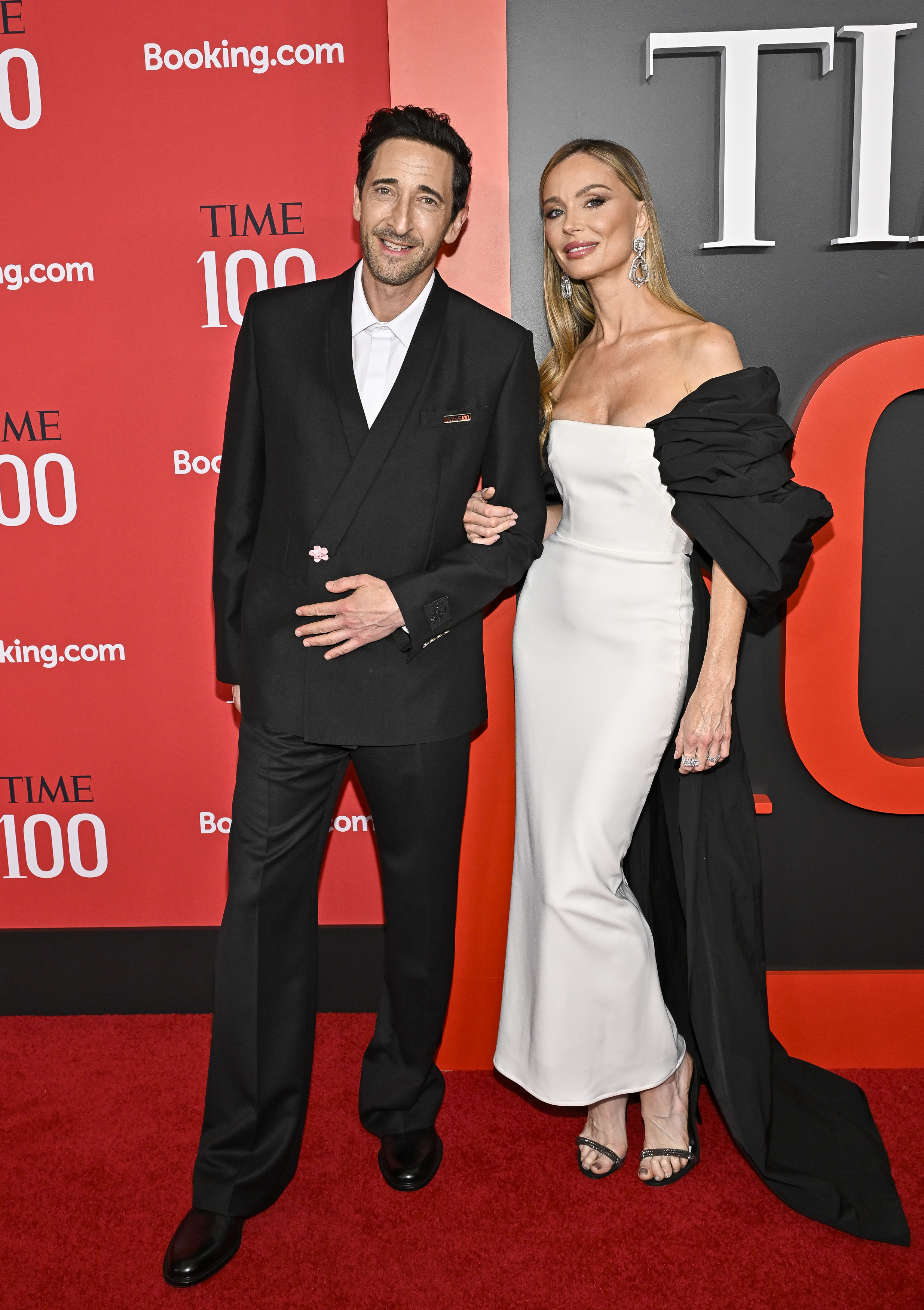 Adrien Brody and Georgina Chapman.