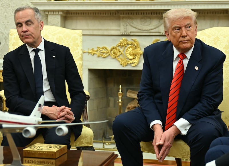 Mark Carney and Donald Trump