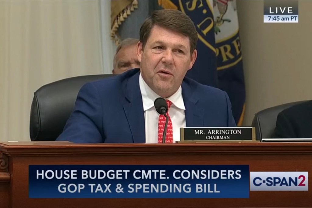 Budget Committee Chairman Jodey Arrington