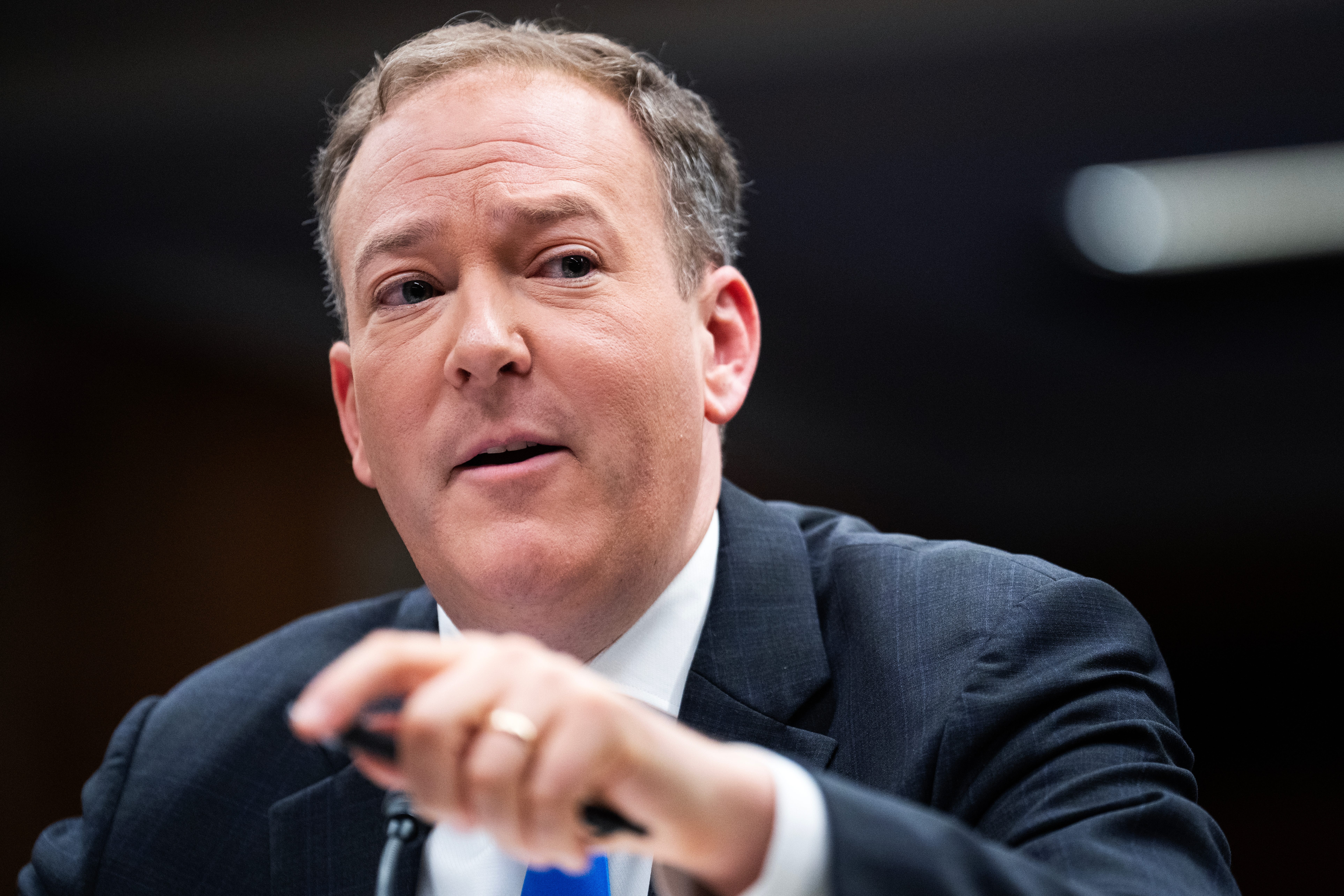Lee Zeldin testifying before a Senate subcommittee