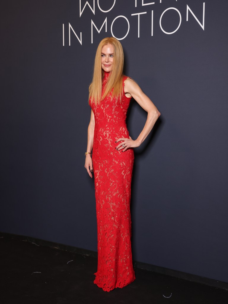 Nicole Kidman at the 2025 Kering Women In Motion Awards at the Cannes Film Festival Sunday. 