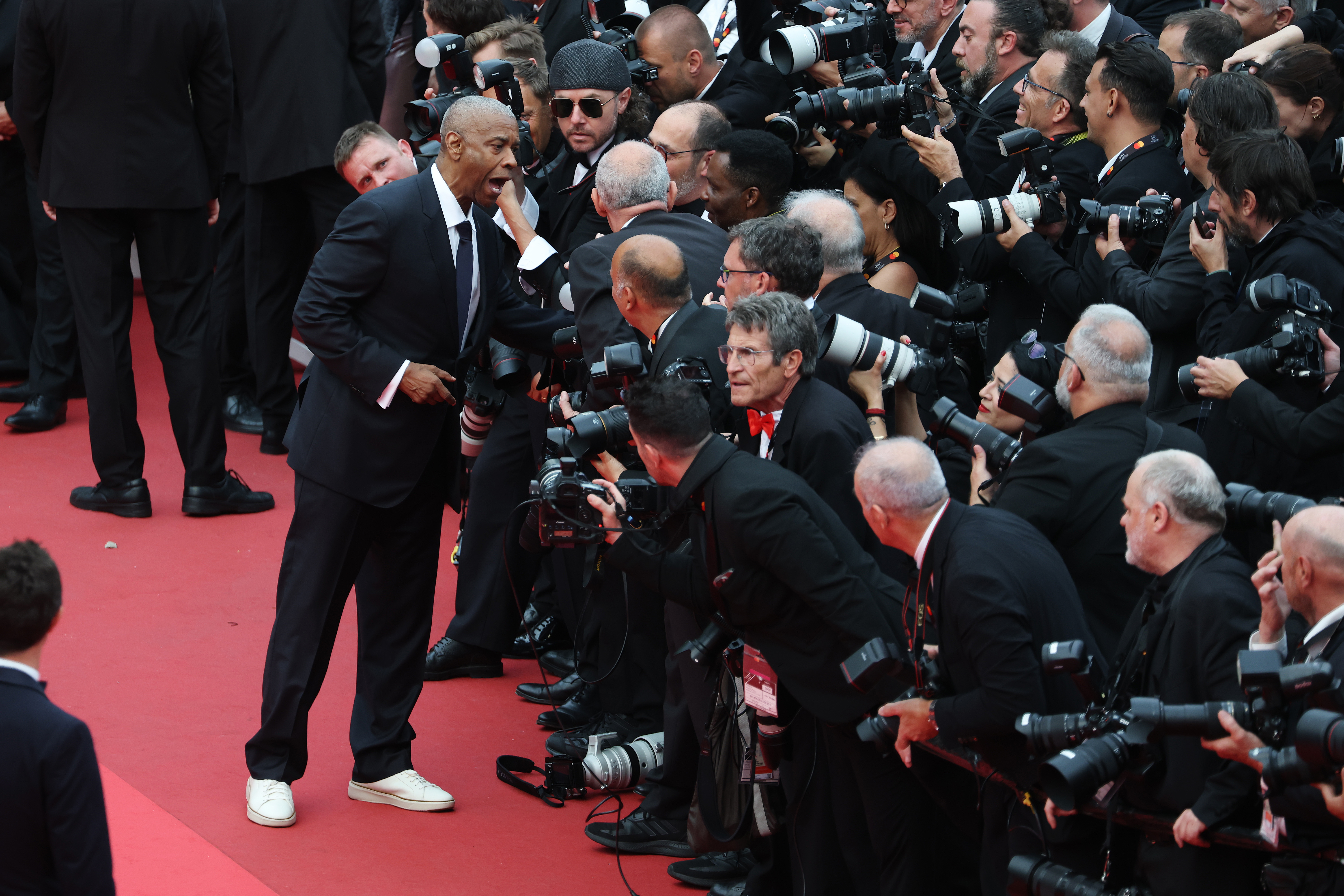 Denzel Washington at the 2025 Cannes Film Festival