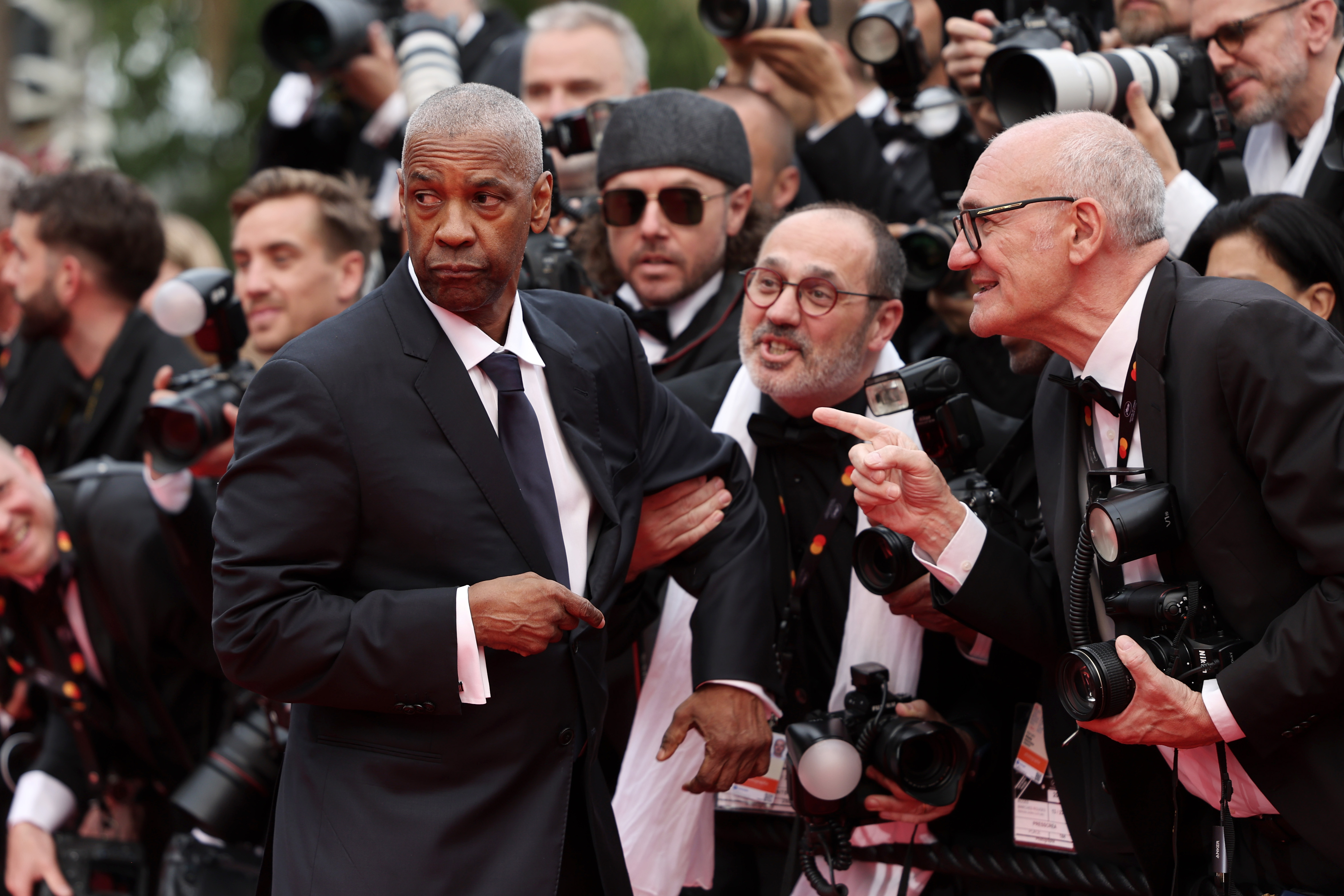Denzel Washington at the 2025 Cannes Film Festival