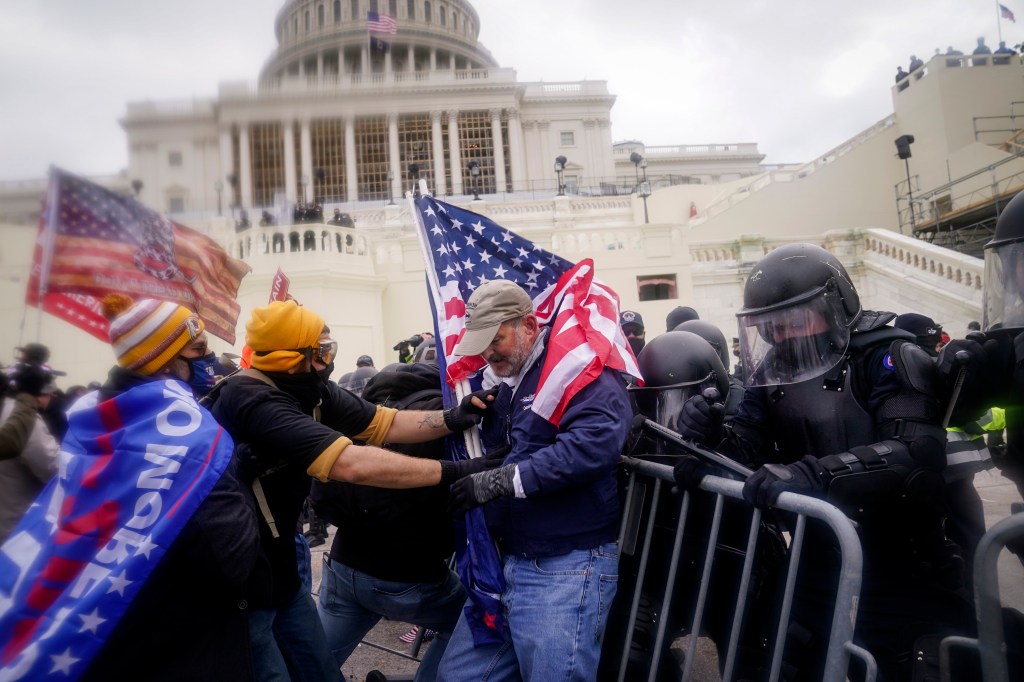 The deadly Jan. 6 riot saw more than 140 police officers injured in the chaos as rioters saw to disrupt the certification of Joe Biden's 2020 election win.