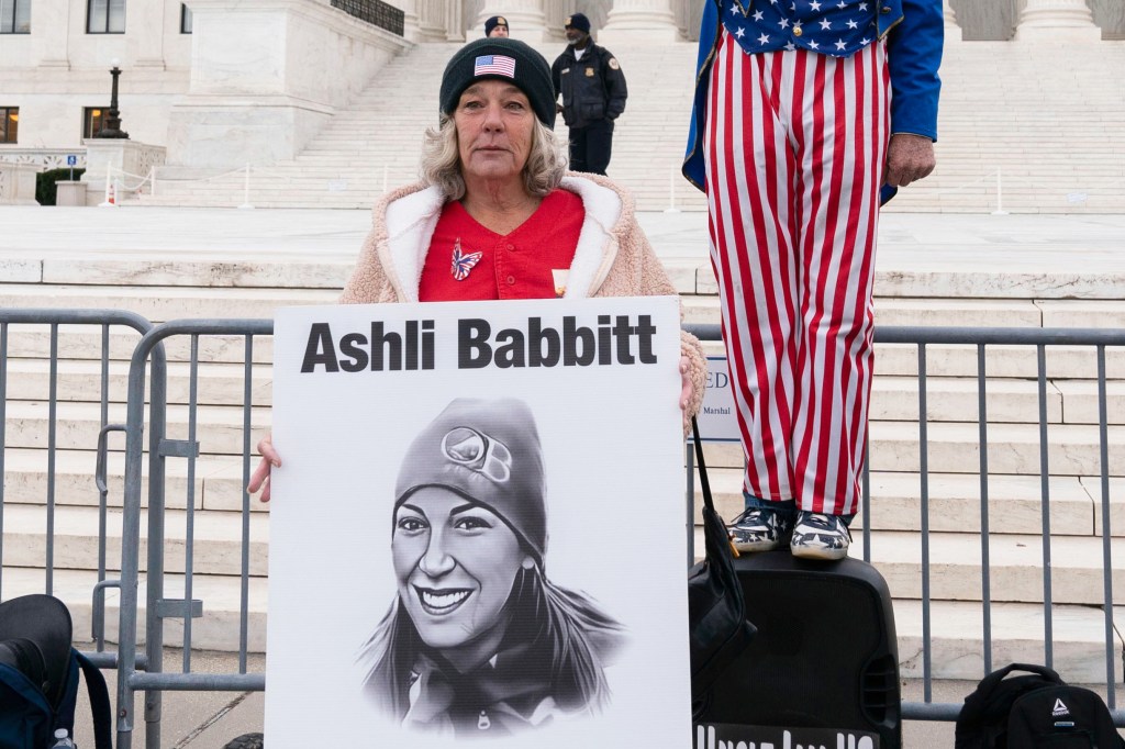 Babbitt's mother, Micki Witthoeft, held nightly protests in Washington D.C. for two years.