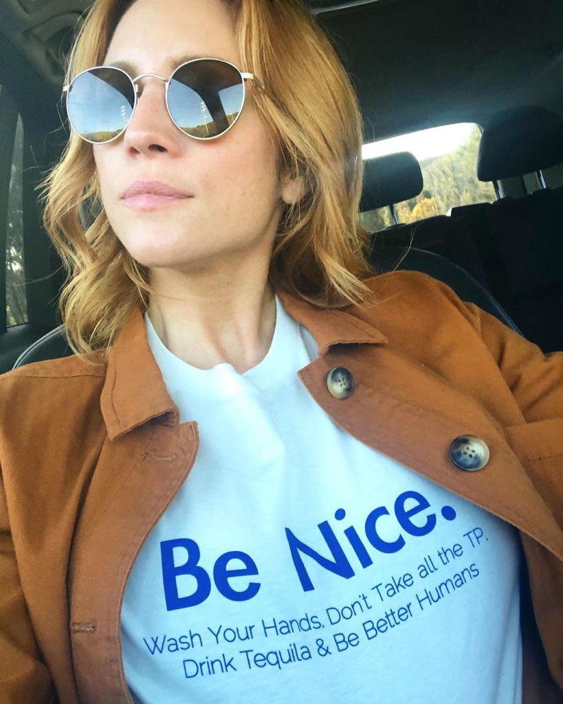 Brittany Snow poses for a photo.
