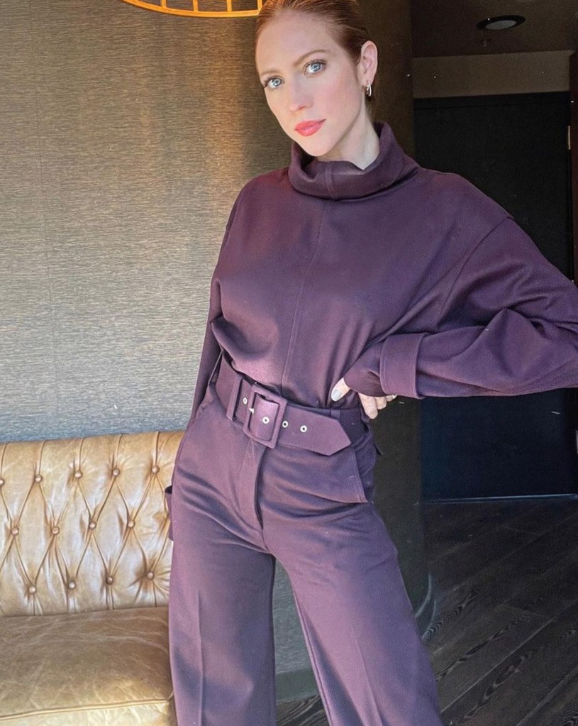 Brittany Snow poses for a photo.