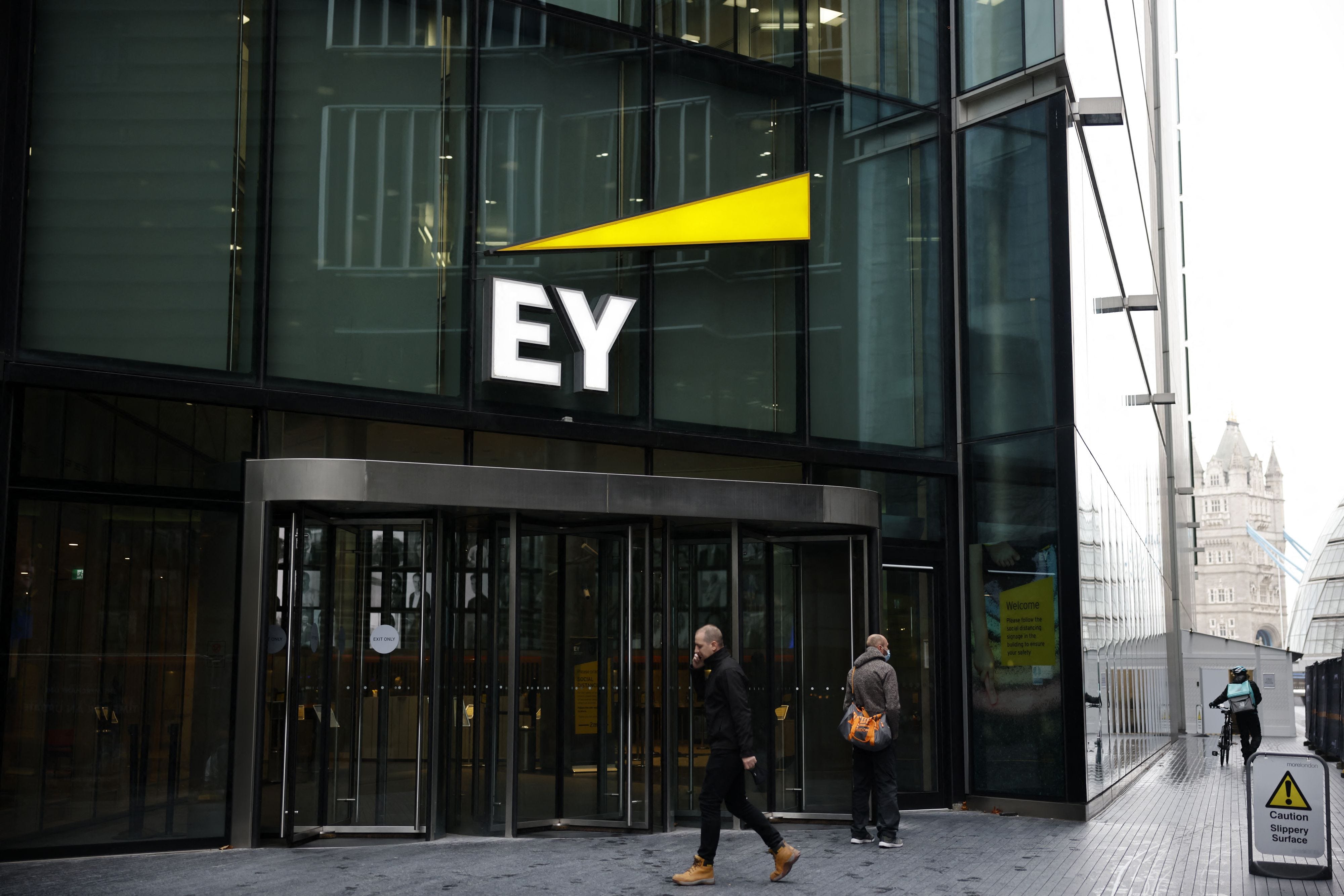 Exterior of EY building