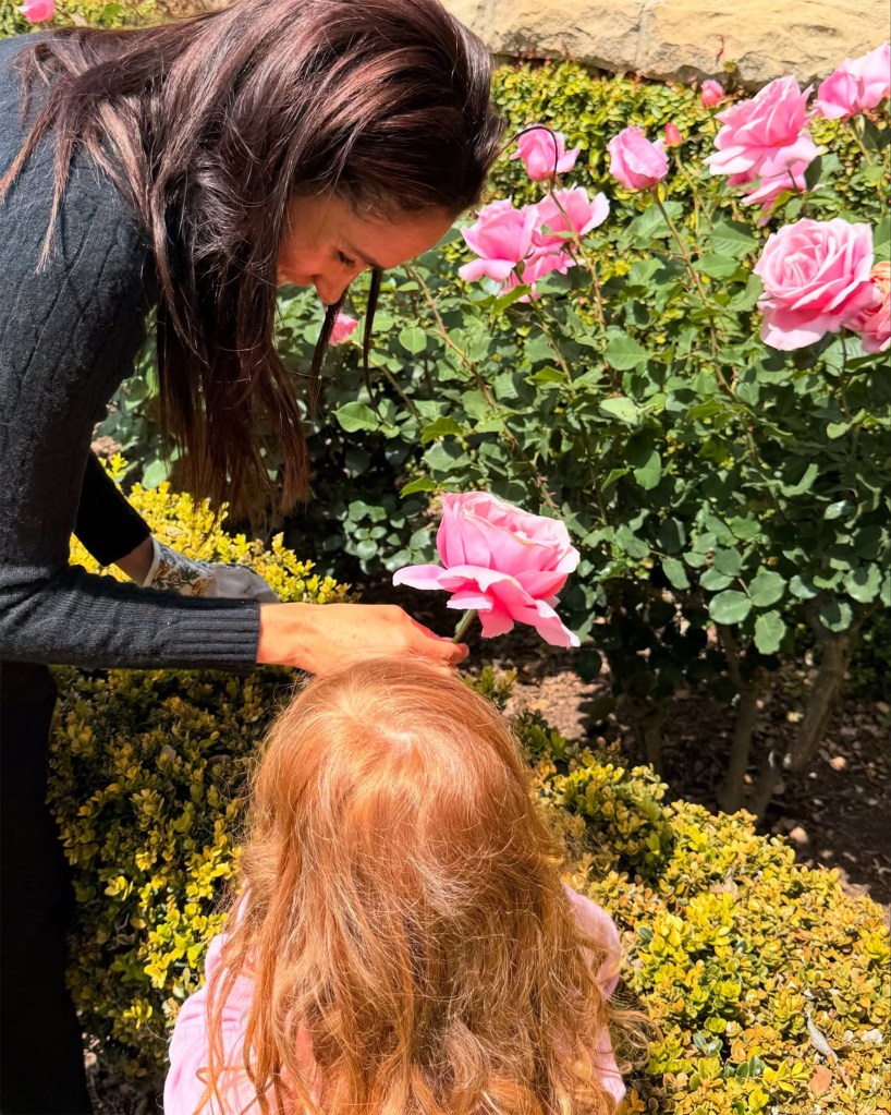 Meghan Markle and daughter via Instagram