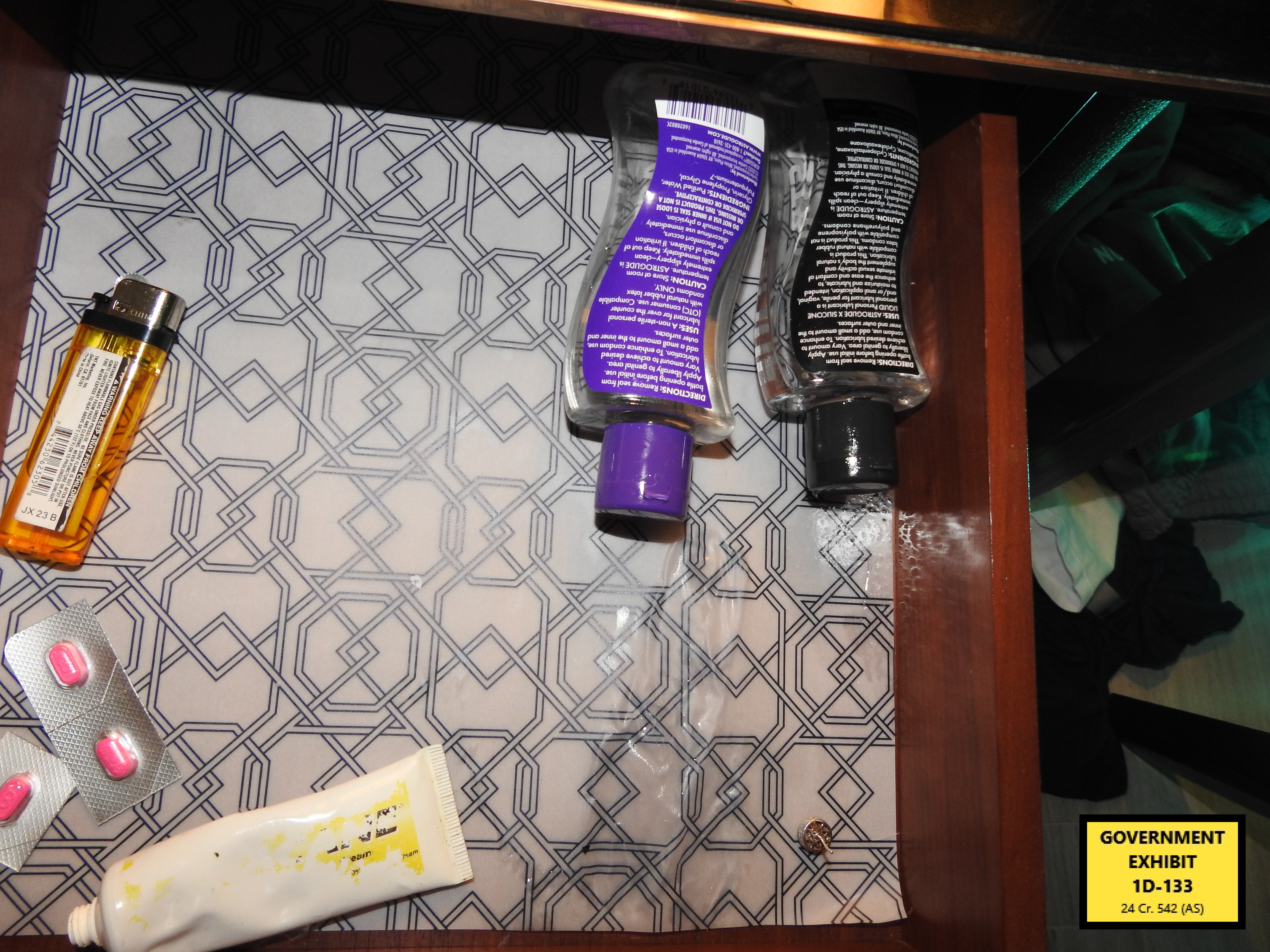 Lube in Sean Combs' hotel room in 2024