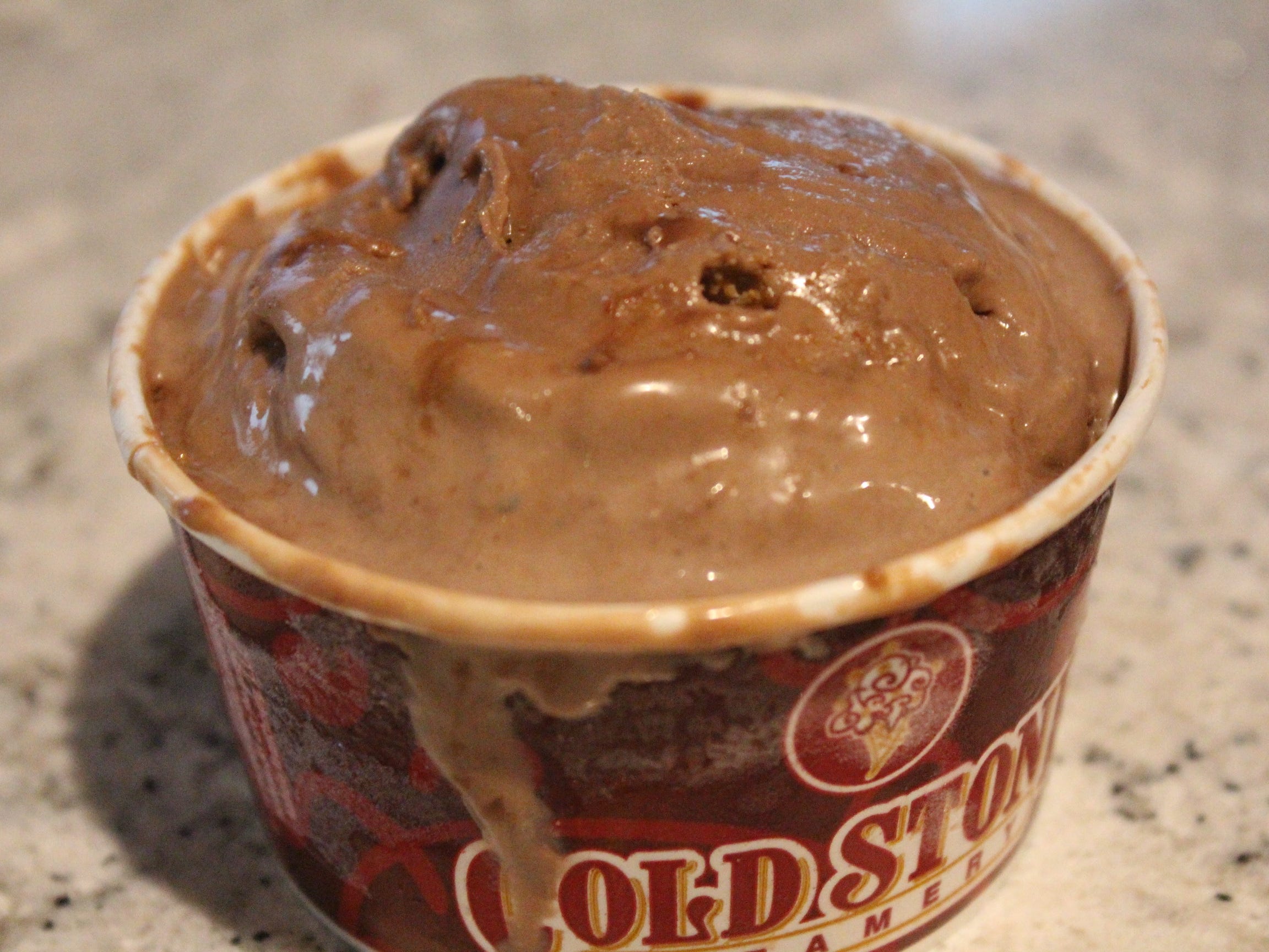 A close-up of the author's Peanut Butter Perfection signature creation.