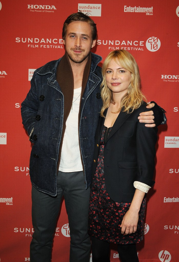 Michelle Williams and Ryan Gosling in 2010. 