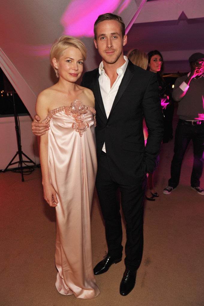 Michelle Williams and Ryan Gosling in 2010. 
