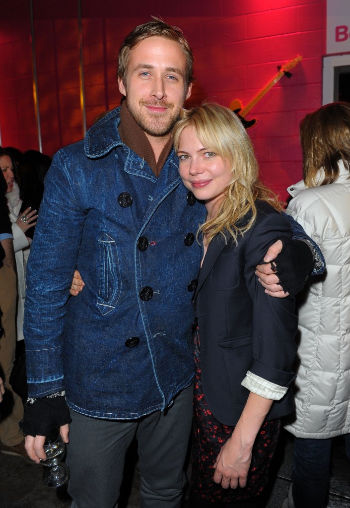 Michelle Williams and Ryan Gosling in 2010. 