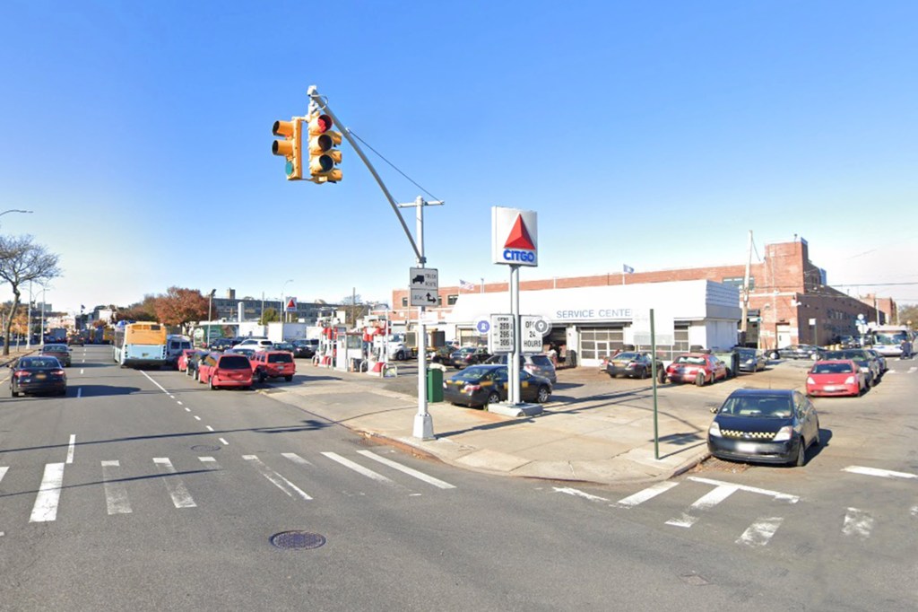 A 32-year-old man got behind the wheel of an MTA bus and drove off with the driver inside. He crashed down the block at 25th and Cropsey. 