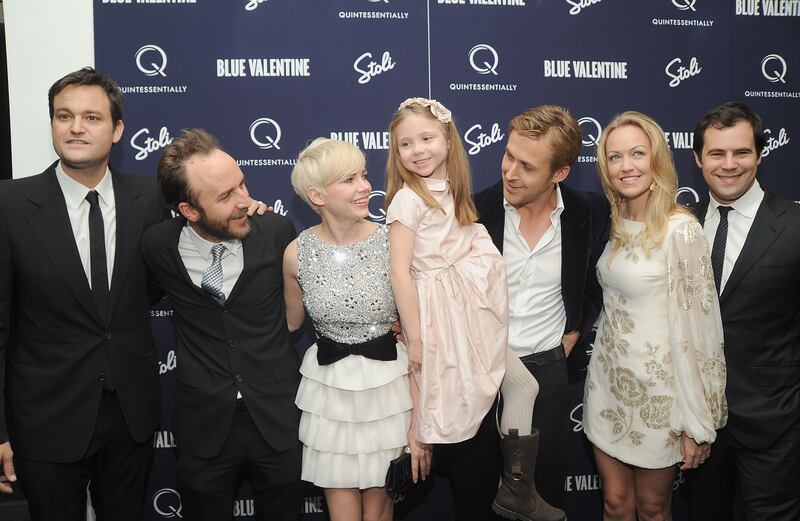 The movie "Blue Valentine" depicts a failing marriage and stars Michelle Williams as Cindy and Ryan Gosling as Dean.