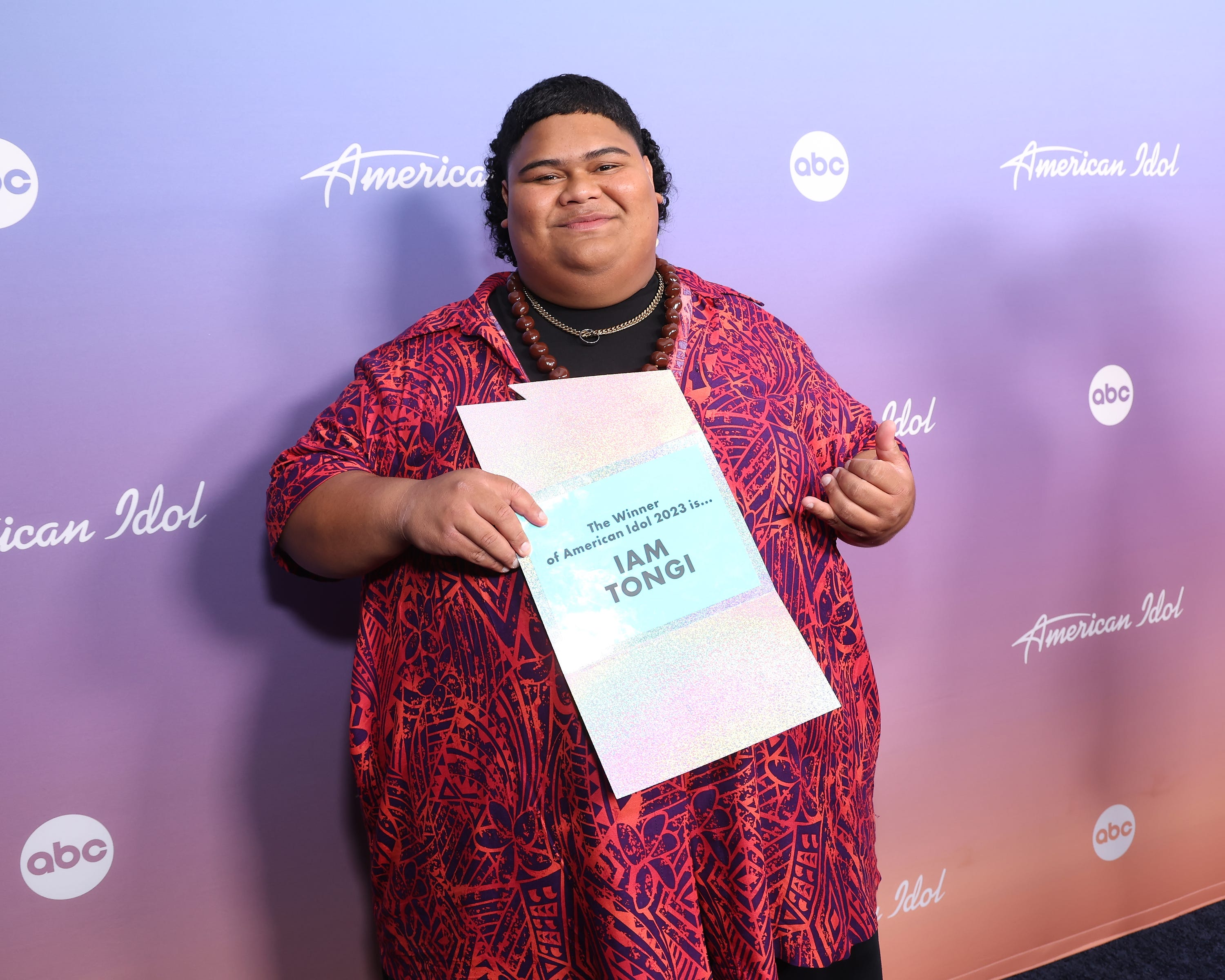 Iam Tongi after winning season 21 of "American Idol."
