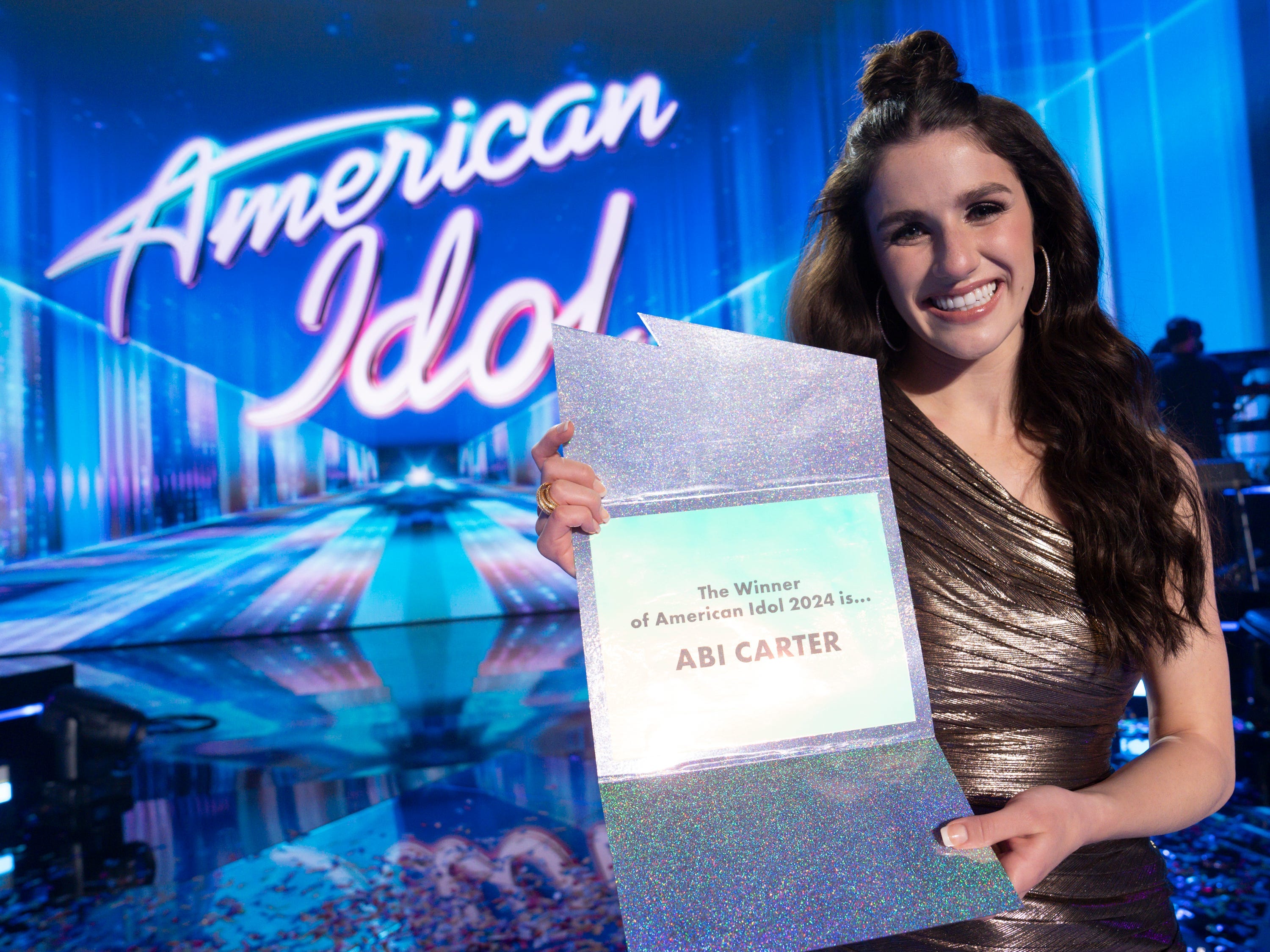 Abi Carter after winning season 22 of "American Idol."