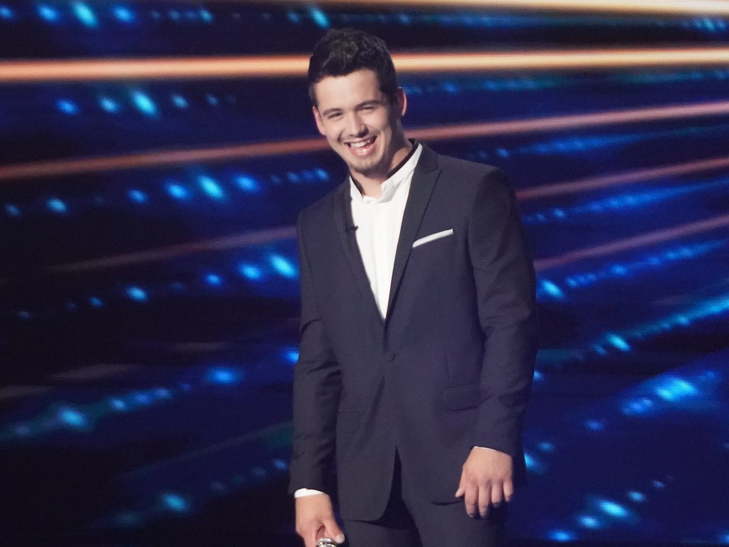 Noah Thompson during season 20 of "American Idol."