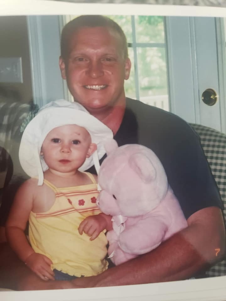 Undated family photograph of Logan Federico and his father, Stephen Federico.