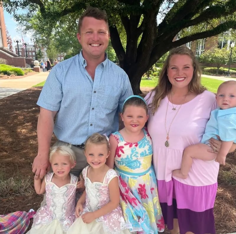 The Eriksen family has a fifth child on the way.