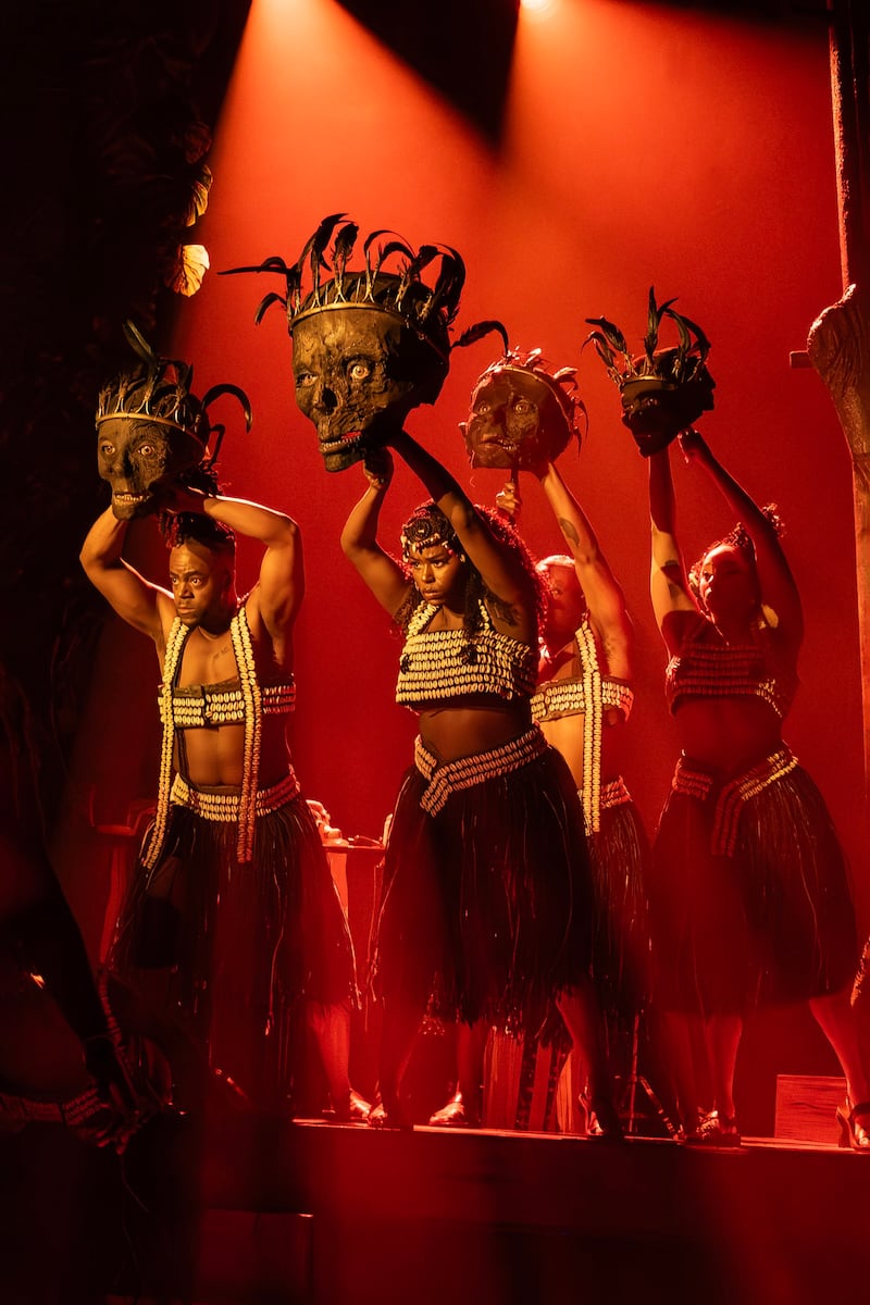 The cast of "Goddess"