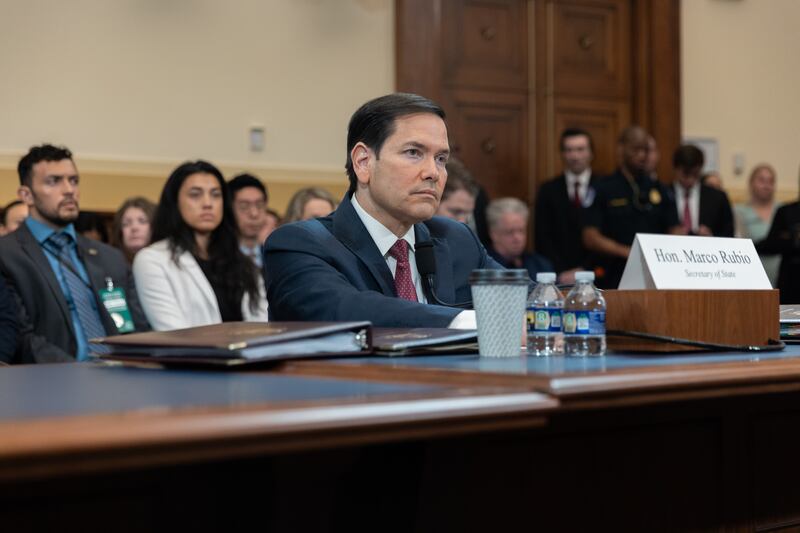 Secretary of State Marco Rubio got in a heated exchange over whether Vladimir Putin is a war criminal in House Foreign Affairs Committee hearing on May 21, 2025.