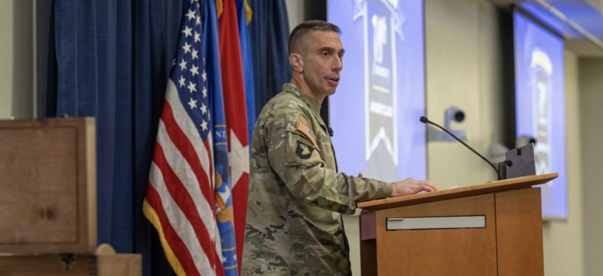 Lt. Gen. Paul Stanton, director of the Defense Information Systems Agency, in January 2025.