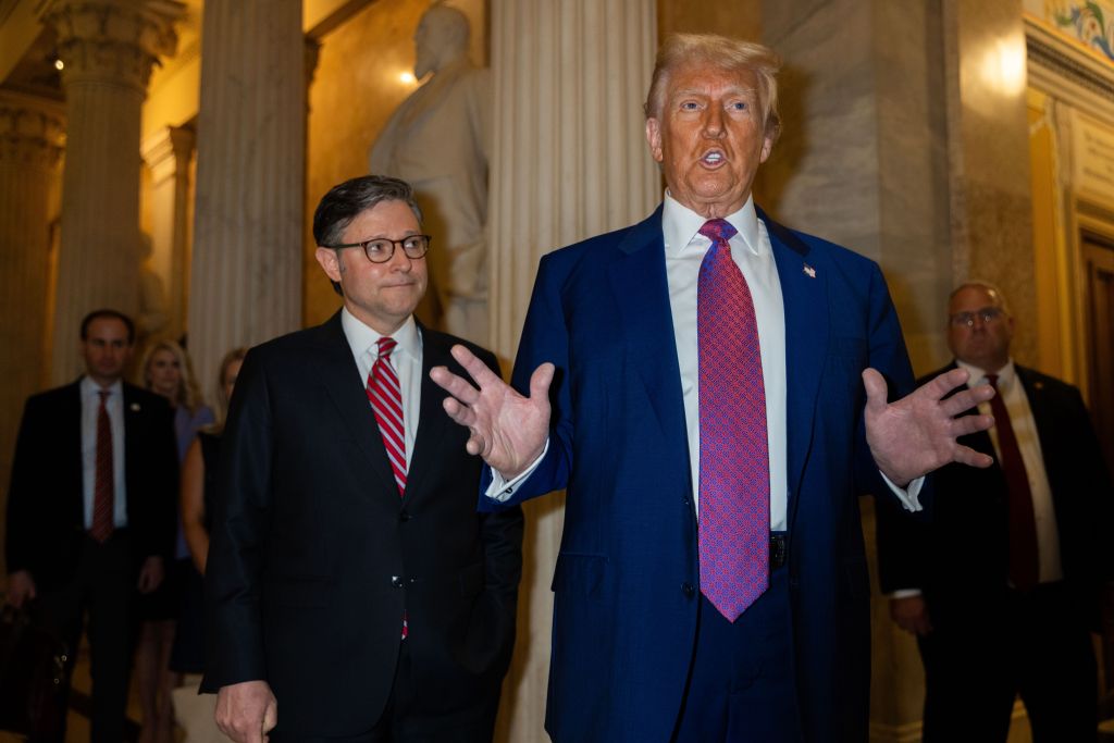 Speaker Mike Johnson, President Trump