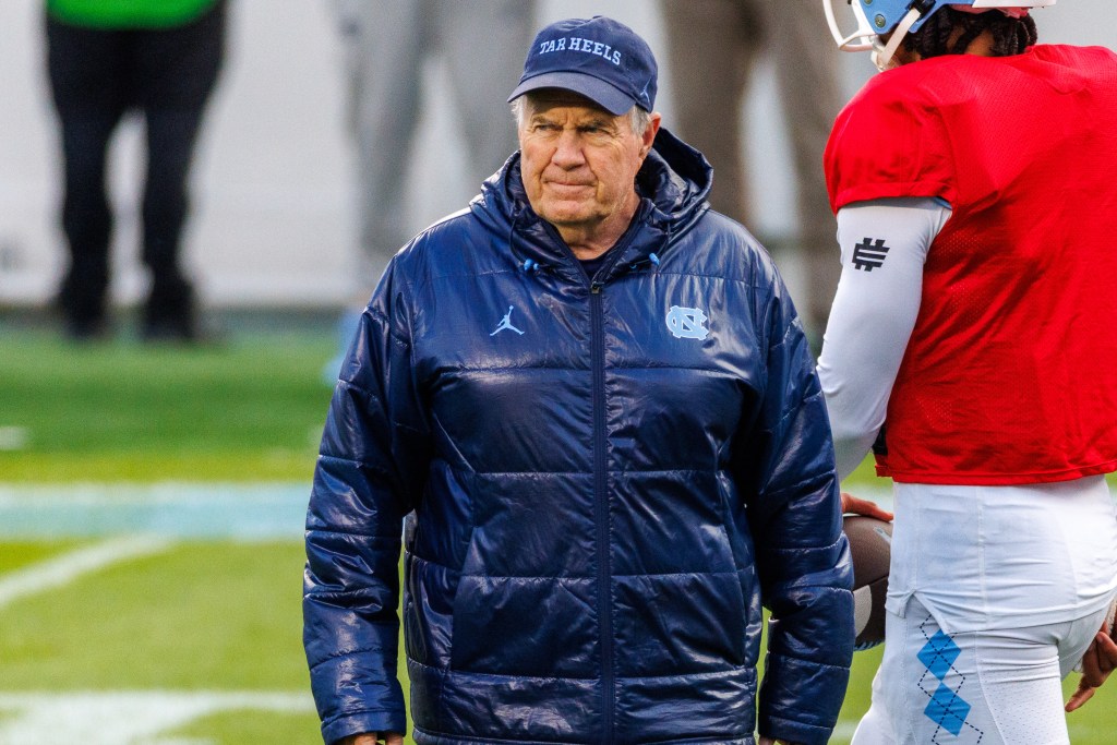 Bill Belichick in April 2025