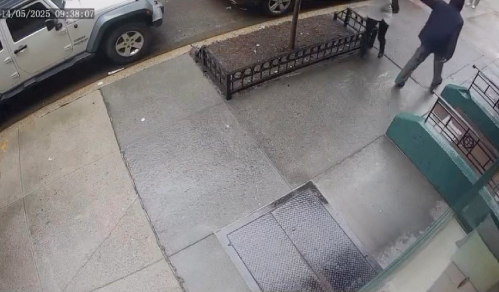 Footage of the attack