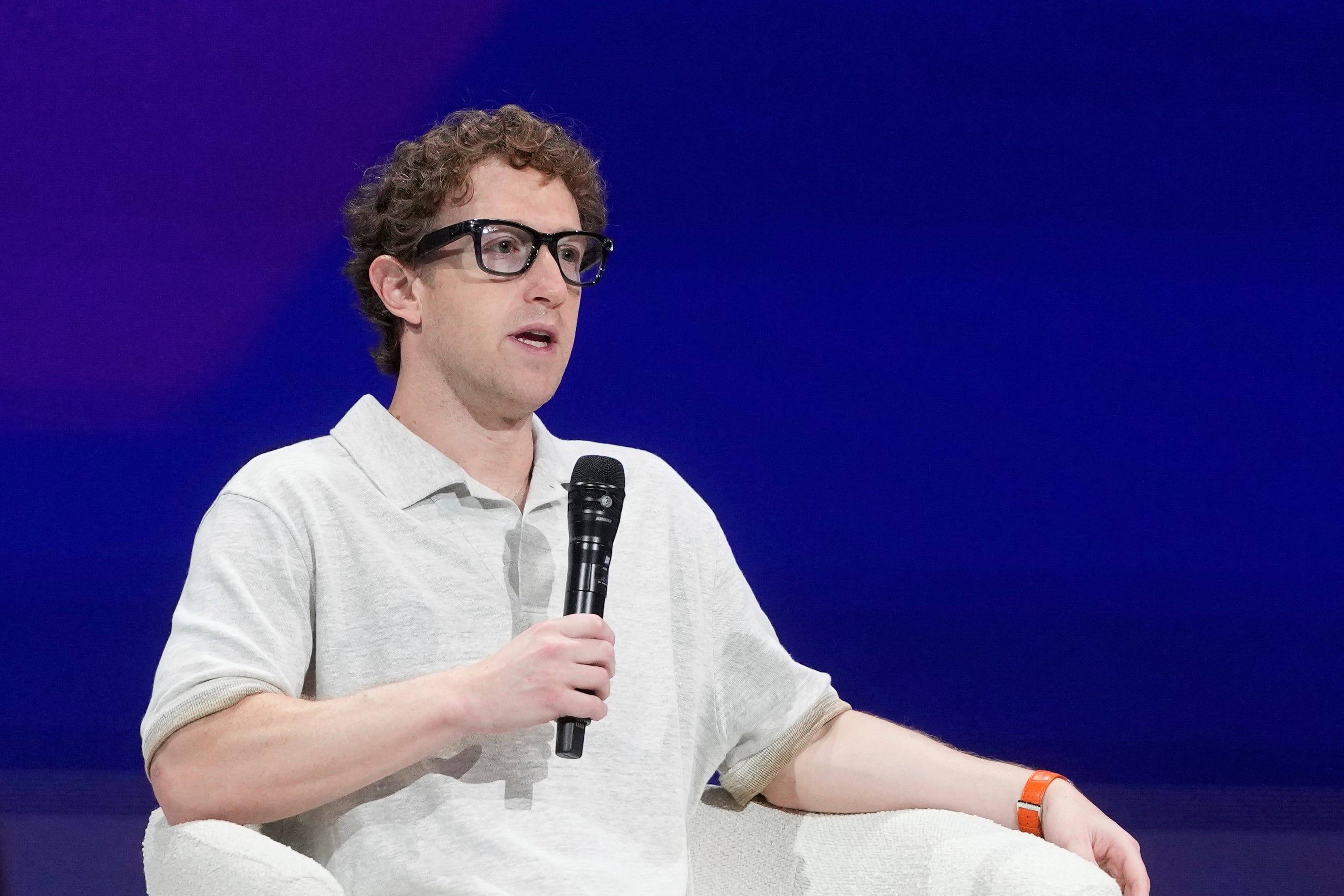 Mark Zuckerberg at LlamaCon 2025